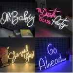 ROTULO EN NEON LEDS FONDO DE METACRILATO 8mm