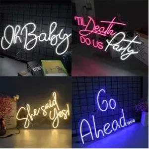 ROTULO EN NEON LEDS FONDO DE METACRILATO 8mm