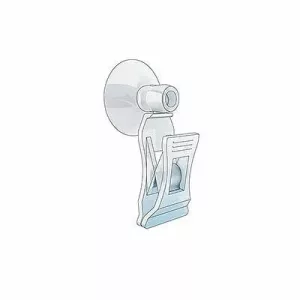 PORTAPRECIOS CON VENTOSA 11.5cm. (en paquete de 5uds)