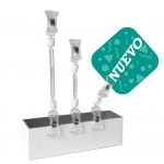 PORTAPRECIOS PINZA ESTRECHA 19.5cm. (en paquete de 5uds)