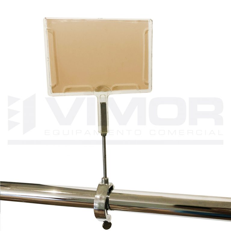 PORTAPRECIOS/PORTAETIQUETA P/ TUBO REDONDO