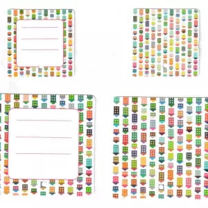 200 ETIQUETA CONFECCION CASITAS M