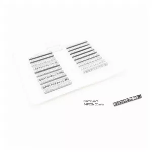 MARCAPRECIOS JUEGO DE 14PCSx 10sets PEQUEÑO