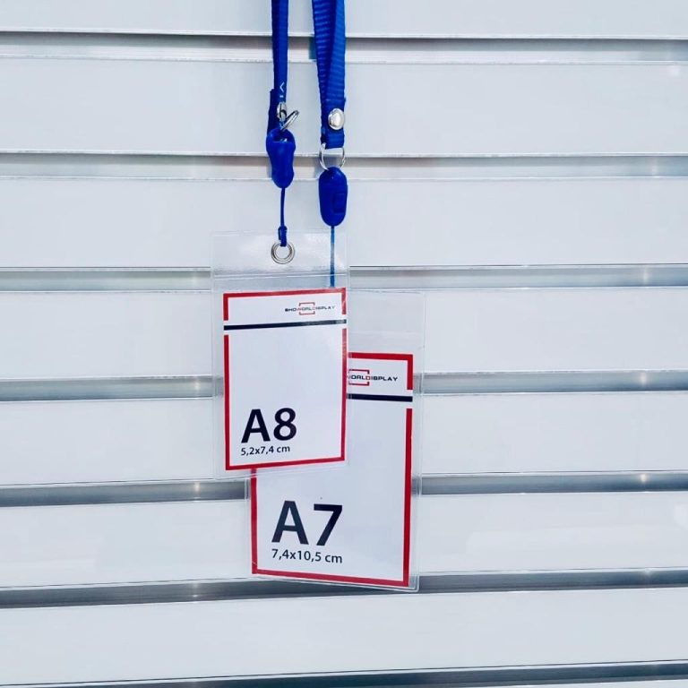 ACCESORIOS CARTERLERIA 10 FUNDAS PARA PRECIO CON AGUJERO A8