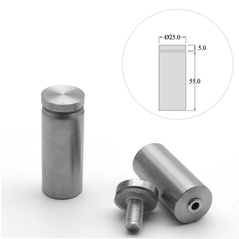 ACCESORIOS CARTERLERIA SEPARADOR PLACA PARED 55mm - 25mmDiam.