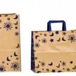 BOLSA PAPEL ASA PLANA SOL Y LUNA PROPIO 36cm 42cm+13cm