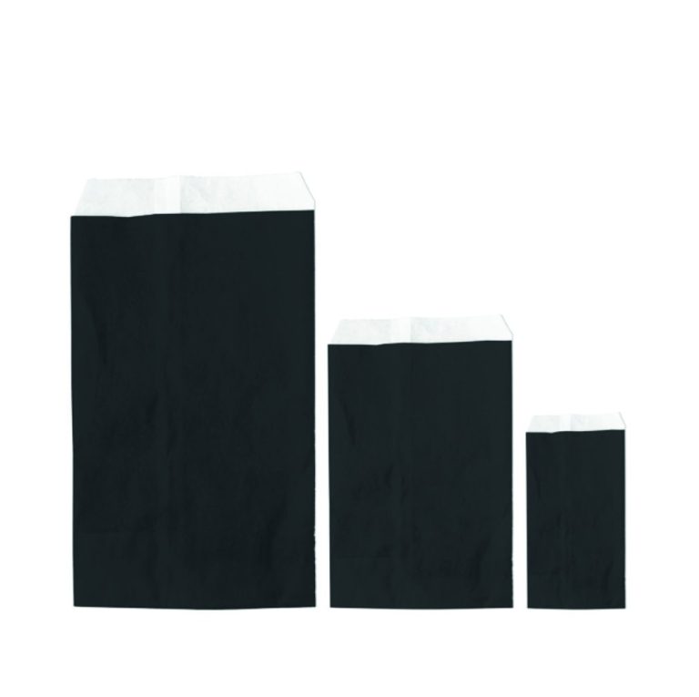 100 SOBRES ESTUCADO BRILLO SIN FUELLE 7X13 NEGRO