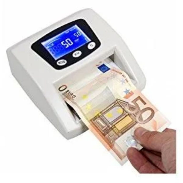 MAQUINA DETECTORA DE BILLETES FALSOS