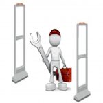 MONTAJE DE SISTEMA DE SEGURIDAD ZONA 1 EQUIPO 1- 2 ANTENAS