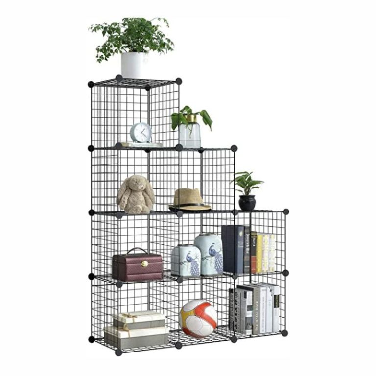 REJISET 9 HUECOS ESCALERA NEGRO 105cm 35cm 175cm