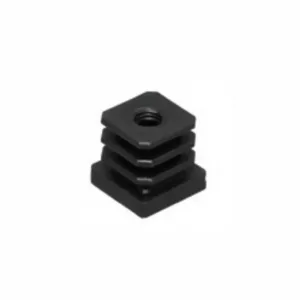 TAPON GOMA P/TUBO SQUARE 25x25 PLASTICO