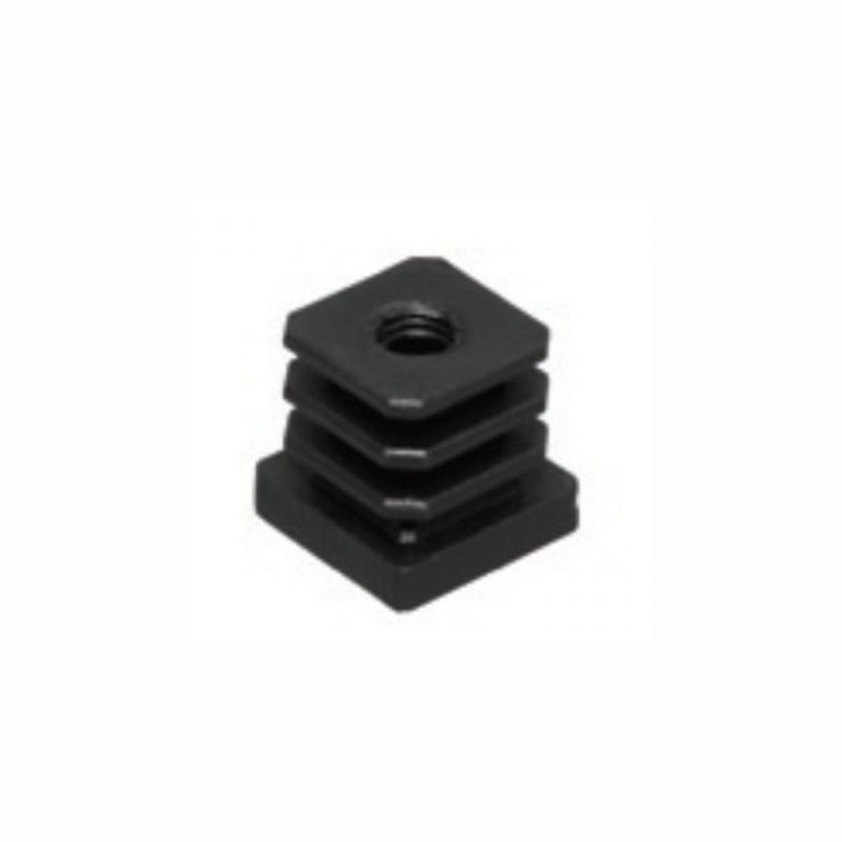 TAPON GOMA P/TUBO SQUARE 25x25 PLASTICO