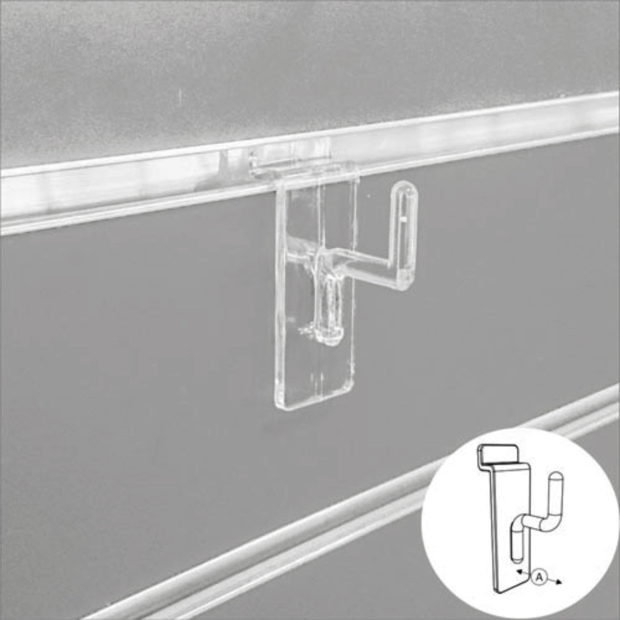 GANCHO COLGADOR CORTO SISTEMA LAMA