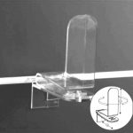 ESTANTE METACRILATO 1 ZAP. CON TALON GIRATORIO P/LAMA TRANSPARENTE