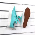 ESTANTE METACRILATO 1 ZAP. CON TALON GIRATORIO P/LAMA TRANSPARENTE