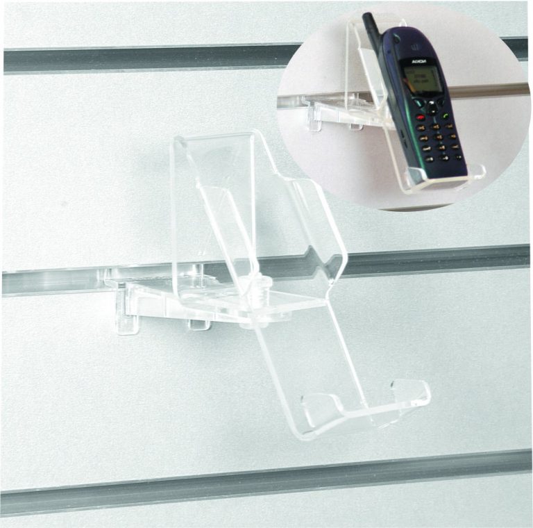 EXPOSITOR METACRILATO TELEFONO P/ LAMAS A-17,5cm B-7cm