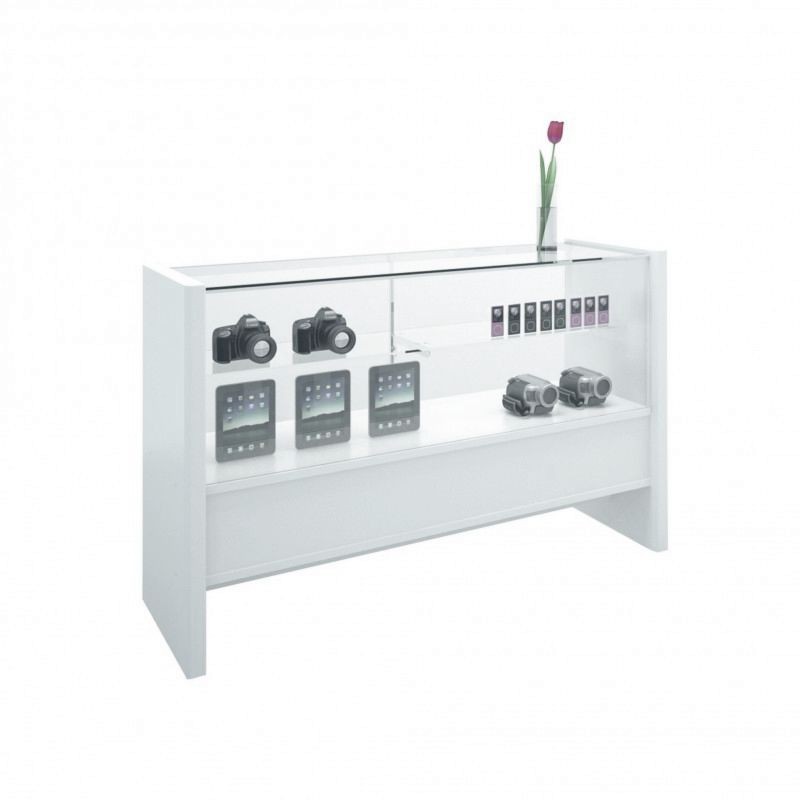 MOSTRADOR CAPRI M40 DE 180cm-VITRINA MEDIANA Mostrador de 180cm