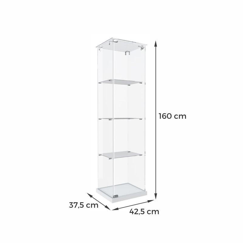 VITRINA ECO CRISTAL TEMPLADO, TECHO CRISTAL-CERRADURA VITRINA ECO CRISTAL TEMPLADO, TECHO CRISTAL-CERRADURA