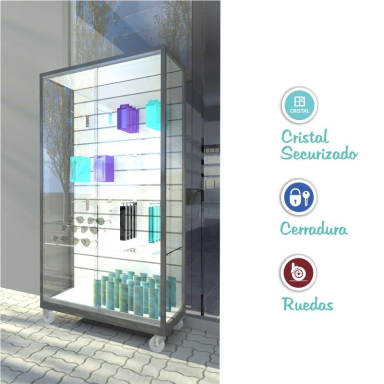 VITRINA TERRAZA CON LAMA T2