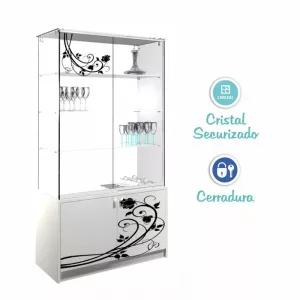 VITRINA CRISTAL 8mm TEMPLADO 1223 -BUCH-VINILO