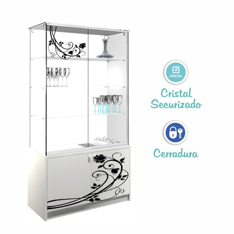 VITRINA CRISTAL 8mm TEMPLADO 1223 -BUCH-VINILO