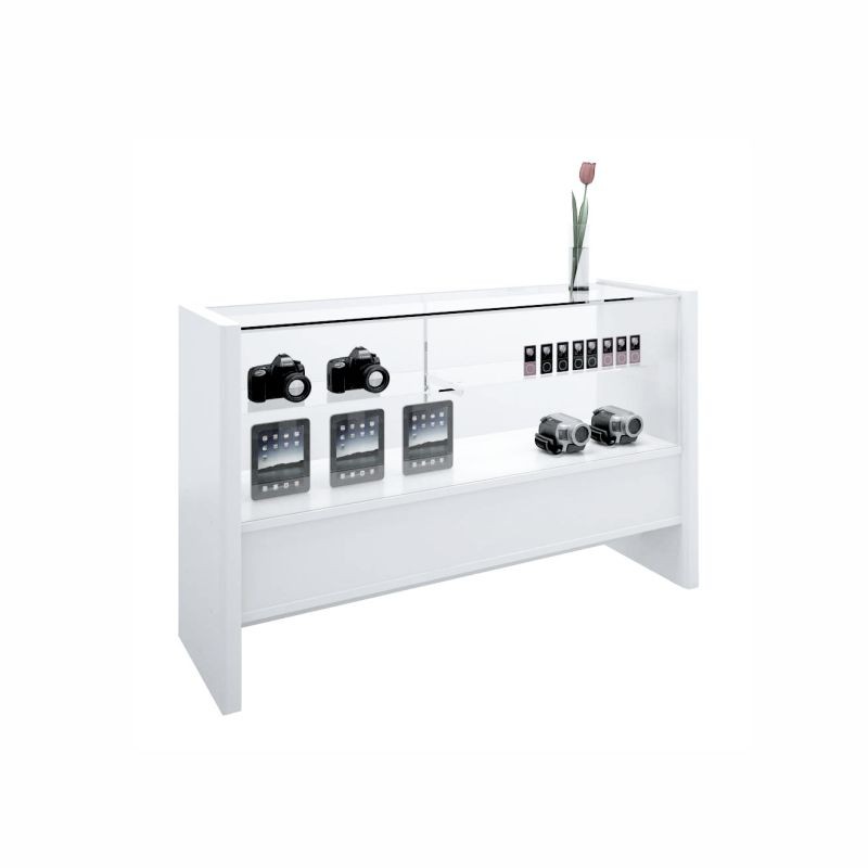 MOSTRADOR CAPRI M40 DE 140cm-VITRINA MEDIANA Mostrador de 140cm