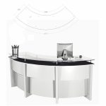 Mostrador Curvo 3 Módulos cristal largo