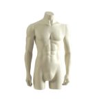 Torso fibra caballero con brazos ivory