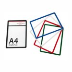 PORTACARTEL CON MARCO ABS CON FUNDA PARA CARTEL A4