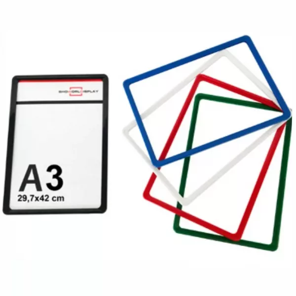 PORTACARTEL MARCO ABS CON FUNDA PARA PORTACARTEL A3