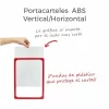 PORTACARTEL MARCO ABS CON FUNDA PARA PORTACARTEL A3