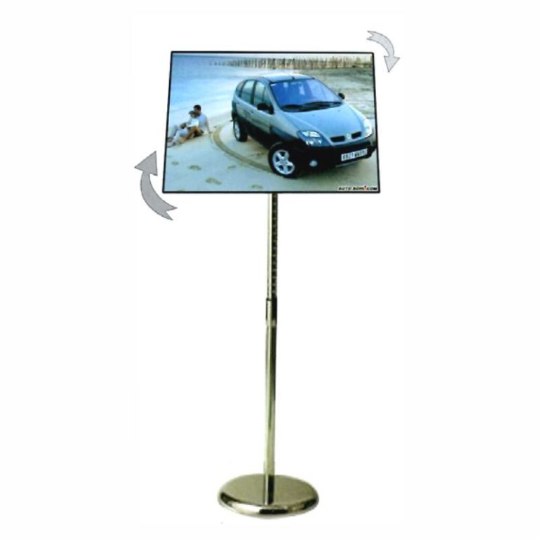 ATRIL PORTACARTEL LED-MODELO SOBRE-DIN A3