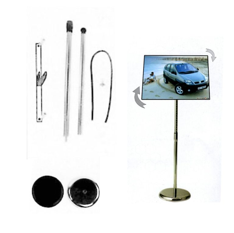 ATRIL PORTACARTEL LED-MODELO SOBRE-DIN A3