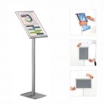 ATRIL CON MARCO APERTURA FRONTAL DIN A3