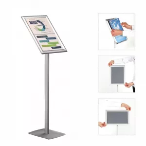 ATRIL CON MARCO APERTURA FRONTAL DIN A3