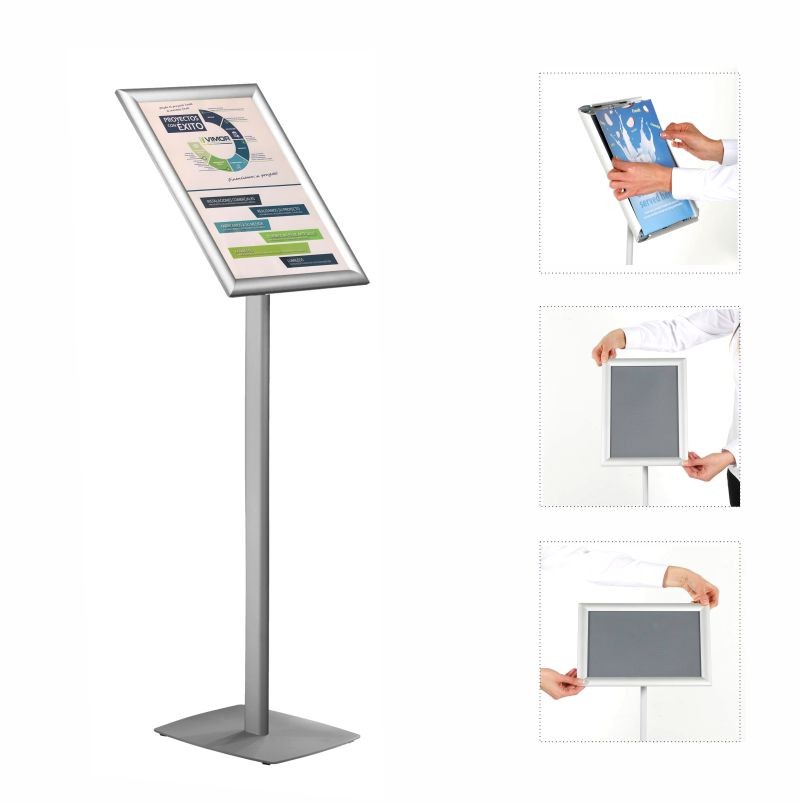 ATRIL CON MARCO APERTURA FRONTAL DIN A3