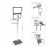 PORTACARTEL LED SOBRE DIN A3-MANDO-SENSOR DE MOVIMIENTO-BATERIA