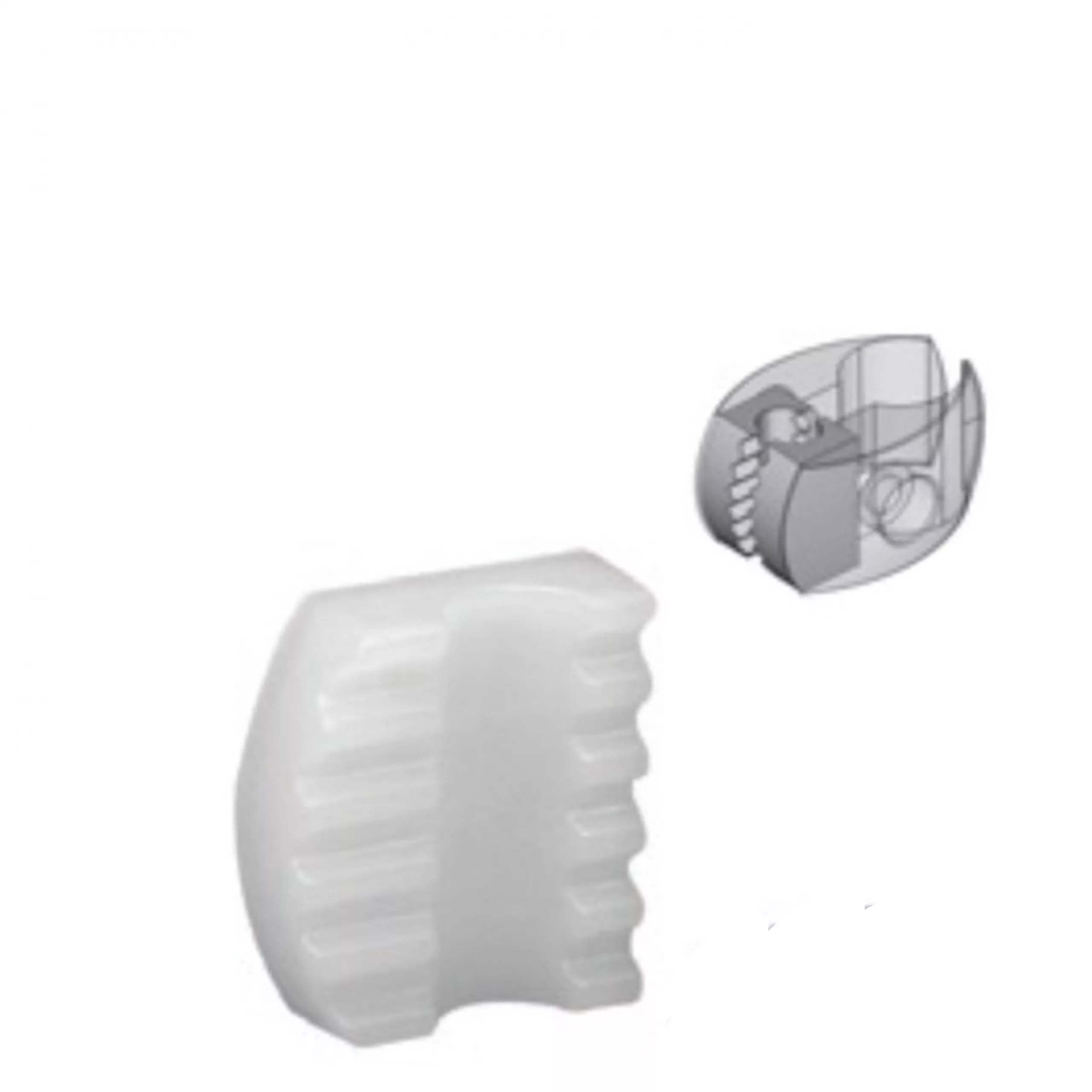 Reductor 6mm de unión box 6151 para madera/cristal