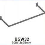 COLGADOR TUBO RECTANGULAR U 90CM