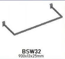 COLGADOR TUBO RECTANGULAR U 90CM