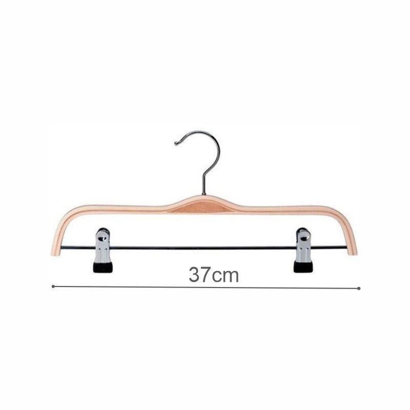 PERCHA LAMINADA CON PINZAS 37cm (en caja de 100uds)