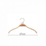 PERCHA CAMISA LAMINADA CON MUESCAS 27cm (en caja de 100uds)