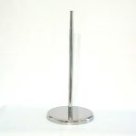 BASE BUSTO CROMO 32cm diam 58/68cm