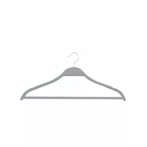 PERCHA CONJUNTO CON MUESCAS 45cm GRIS (en caja de 120uds)