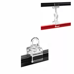 PINZA CON ANILLA PARA PORTACARTEL ABS