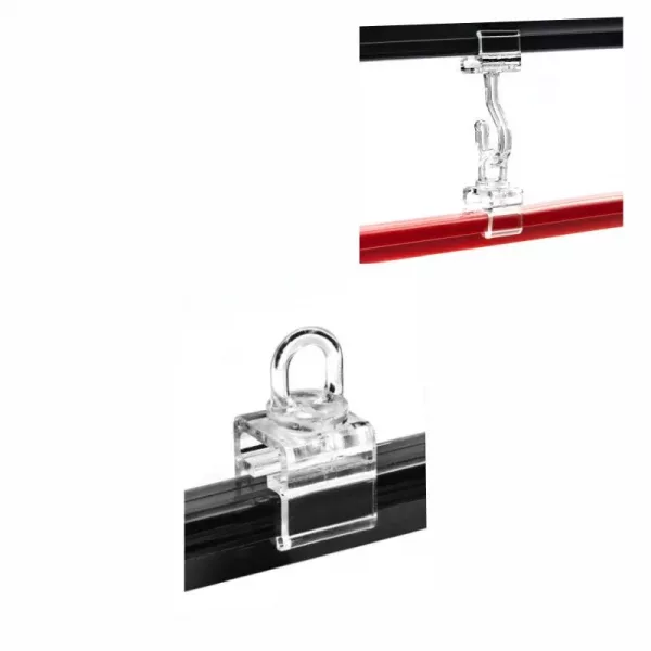 PINZA CON ANILLA PARA PORTACARTEL ABS