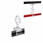 PINZA CON PERCHA PARA PORTACARTEL ABS