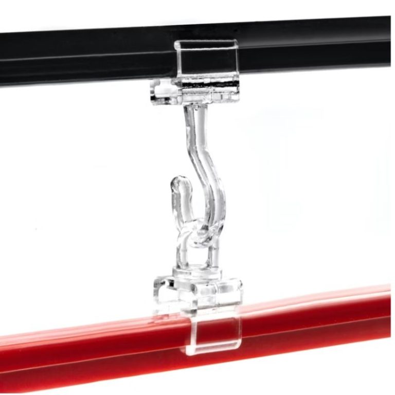 PINZA CON PERCHA PARA PORTACARTEL ABS