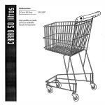 CARROS SUPERMERCADO 50L. CROMADO