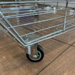 EXPOSTIOR 4 CESTAS APILABLES C/RUEDAS CROMADO